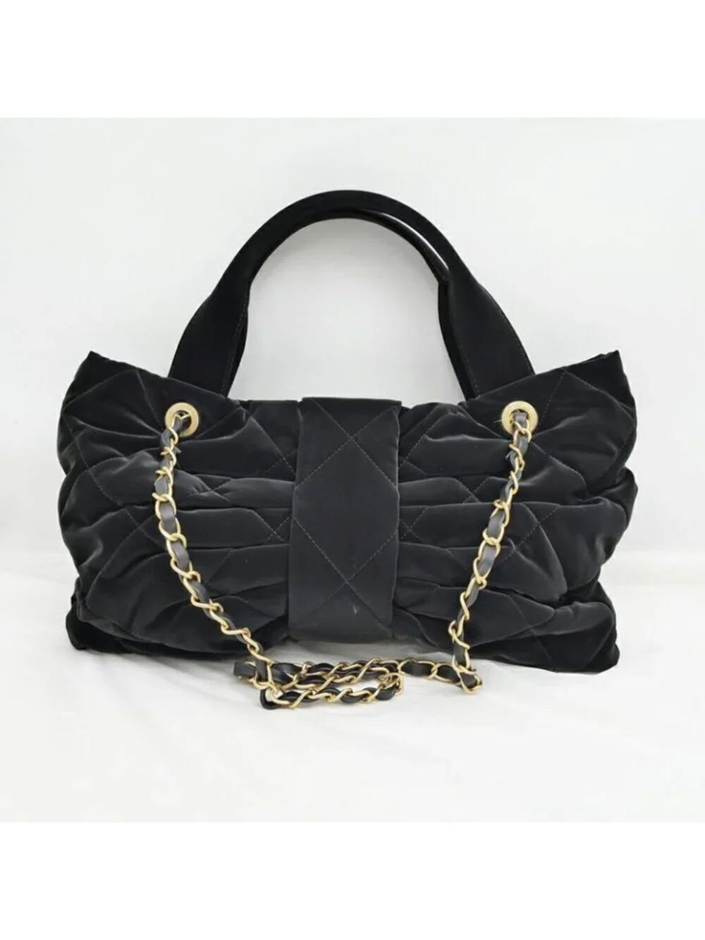 Chanel Bow Bag Chain Shoulder Hand